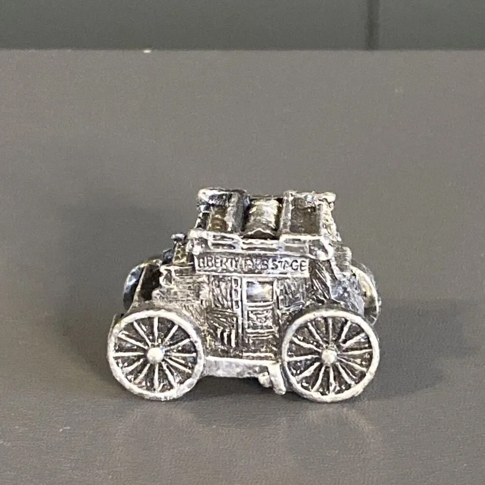 15 IRS Pewter Figures People Wagon Beer 1990s Miniature Metal Model Display 1